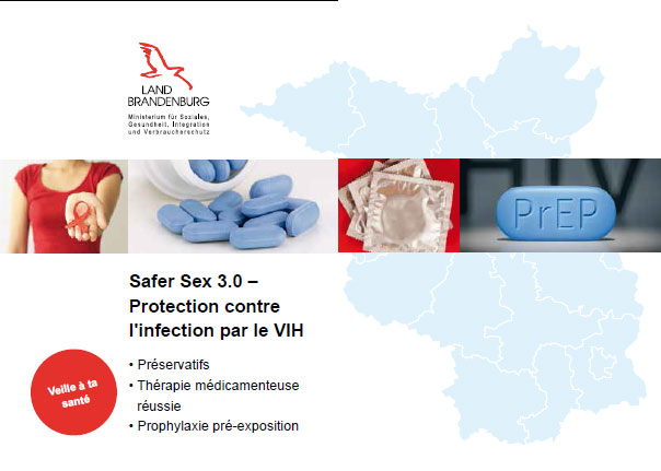 Bild vergrößern (Bild: Titel Faltblatt HIV 2020 französisch)