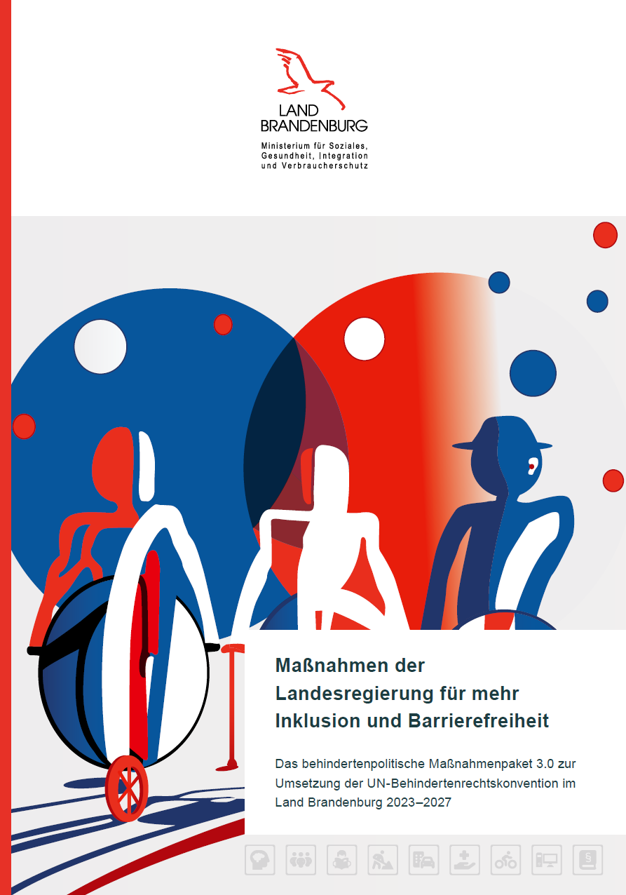 Titelblatt des behindertenpolitischen Maßnahmenpakets 3.0